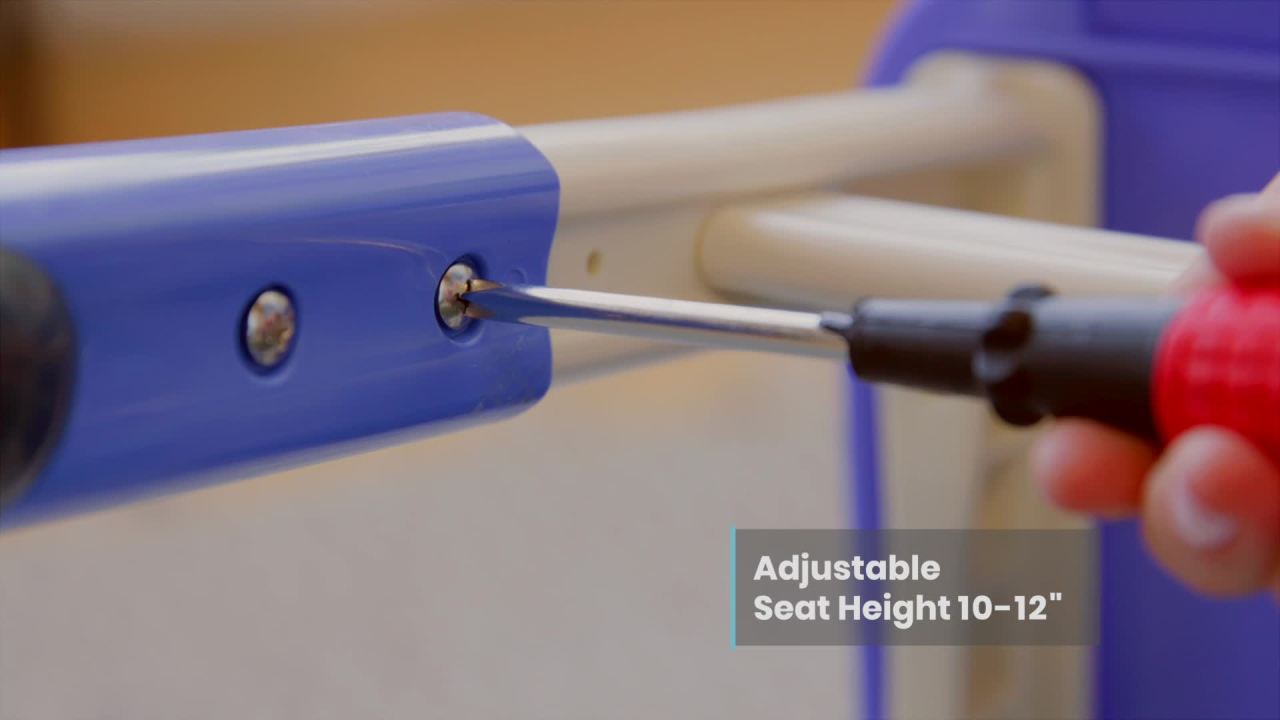 thumbnail video image 2 of Classroom Adjustable Chair, 2 of 10