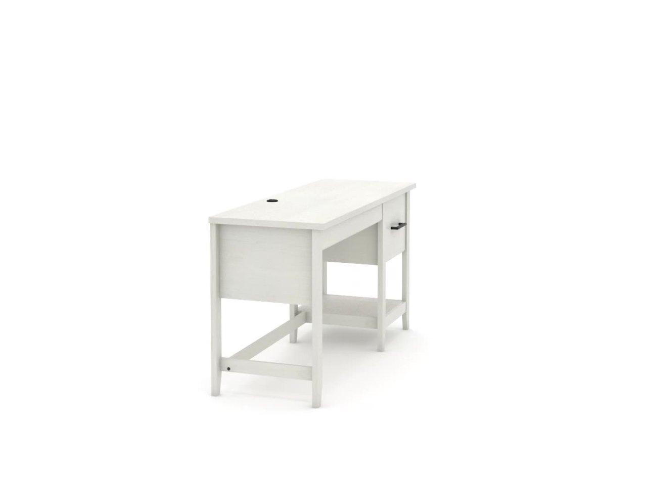 thumbnail video image 2 of Sauder Summit Station Single Pedestal Desk, Glacier Oak Finish, 2 of 12