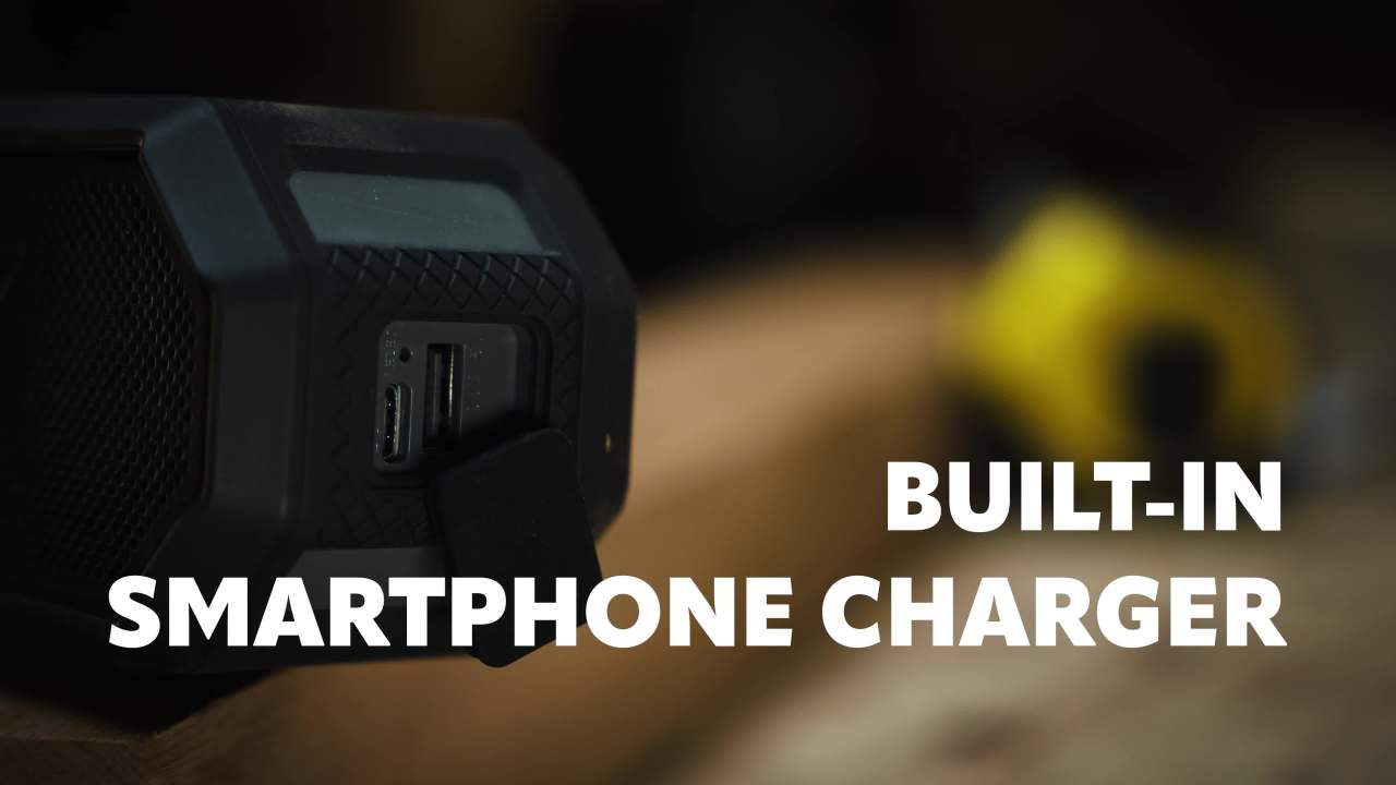 thumbnail video image 3 of Altec Lansing Hydra Jolt 2.0 Everything Proof Wireless Magnetic Portable Bluetooth Speaker, Periwinkle Blue White, IMW1202-PERIWT, 3 of 25