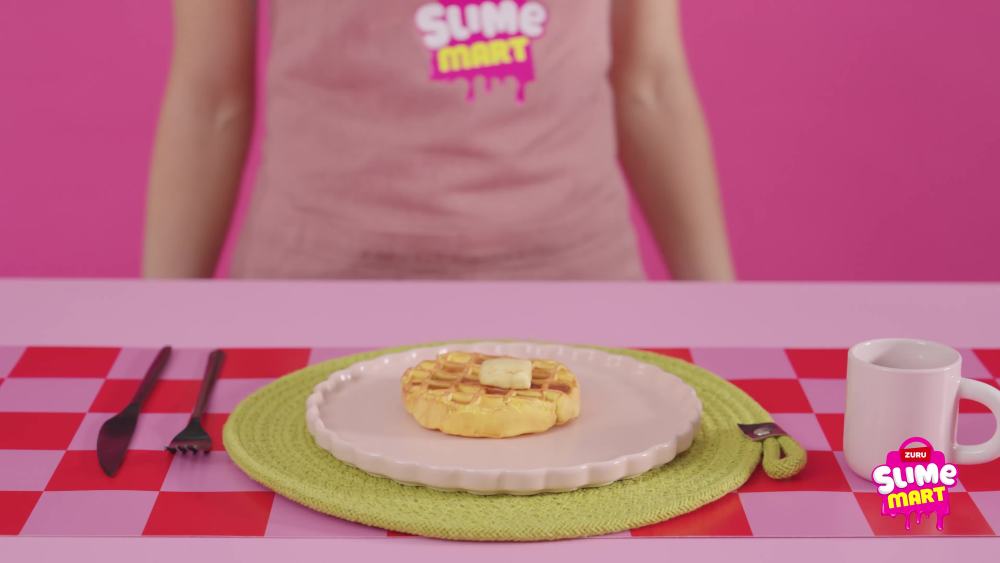 thumbnail video image 2 of Slime Mart Small Bag Waffles by ZURU - Play Food Themed DIY Slime Kit for Kids Ages 6+, 2 of 9