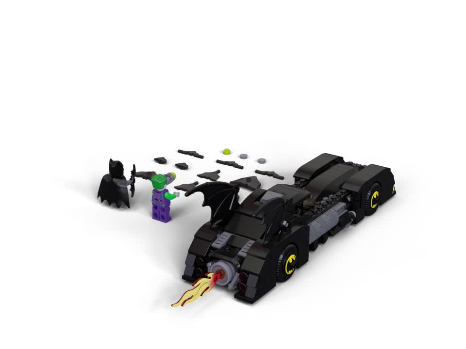 thumbnail video image 2 of LEGO DC Comics Batmobile: Pursuit of The Joker 76119 Superhero Building Set, 2 of 8