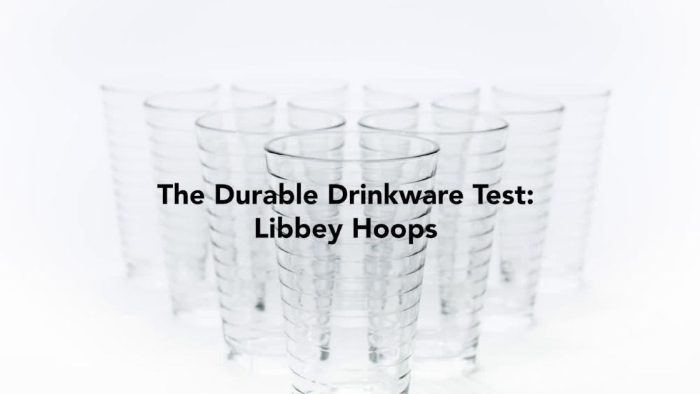 Libbey Hoops 16Piece Tumbler and Rocks Glass Set
