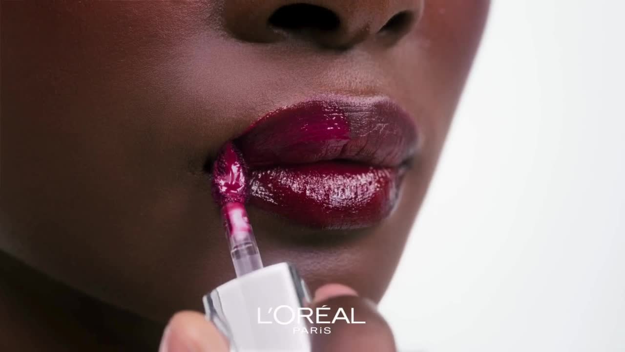 thumbnail video image 2 of L'Oreal Paris Hyaluron Tint Lip Stain, 680 Nude Espresso, 0.16 fl oz, 2 of 11