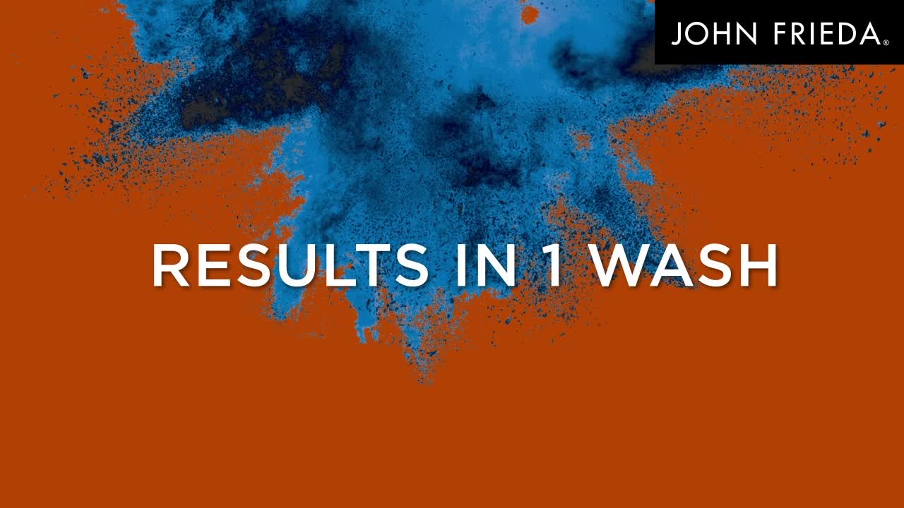 thumbnail video image 2 of John Frieda Blue Crush Brunette Womens Shampoo for Color Treated & Natural Hair, 8.3 oz, 2 of 11