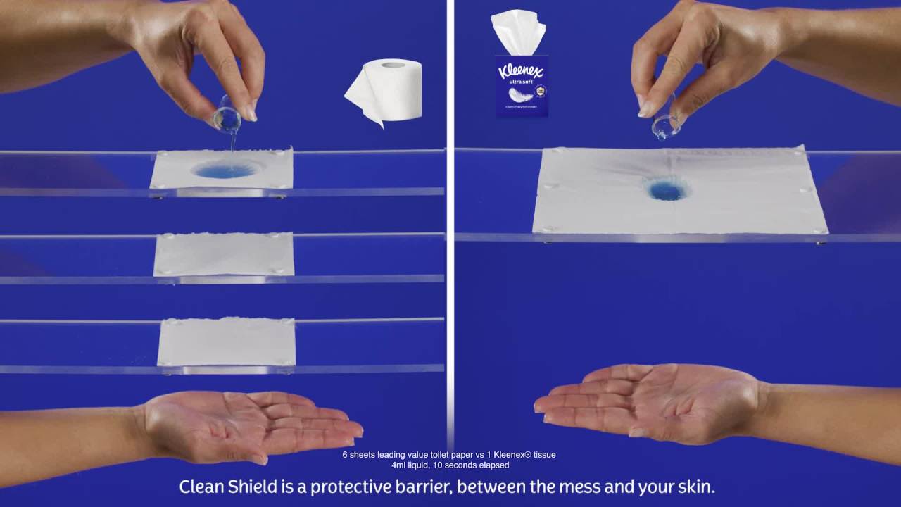 thumbnail video image 2 of Kleenex Lotion Facial Tissues with Coconut Oil, 6 Cube Boxes, 60 Tissues per Box, 3-Ply, 2 of 12