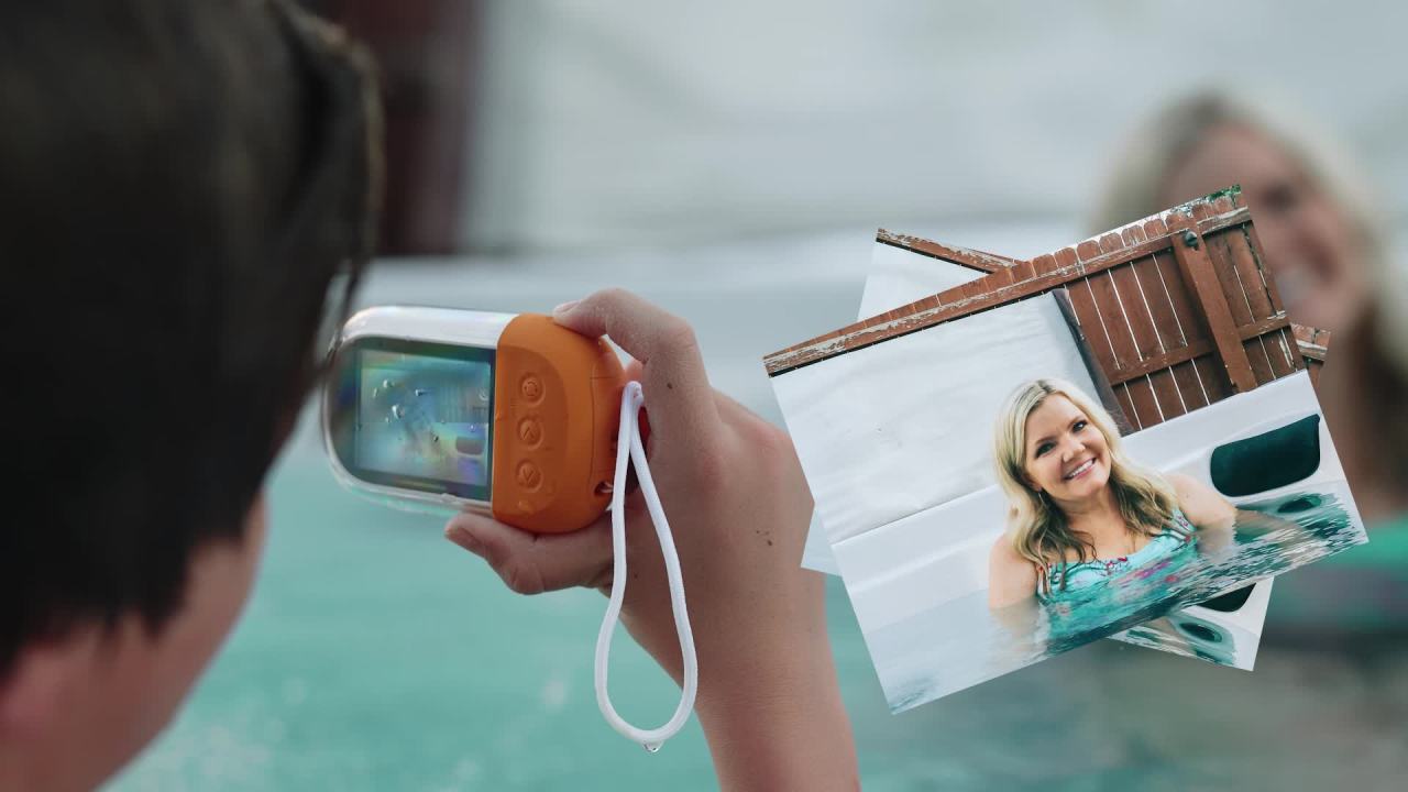 thumbnail video image 2 of Polaroid Wave Underwater Digital Camera with Video Recording, Wi-Fi Connectivity for Instant Upload, 2 of 16