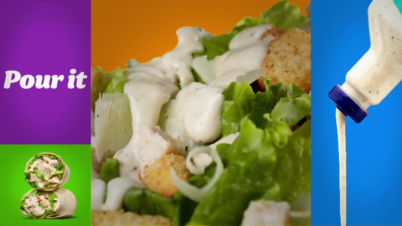 thumbnail video image 2 of Kraft Classic Caesar Dressing, 16 fl oz Bottle, 2 of 15