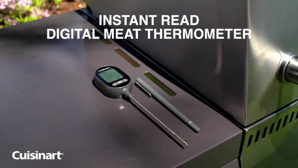 Cuisinart Instant Read Digital Meat Thermometer 5" Probe, Cover