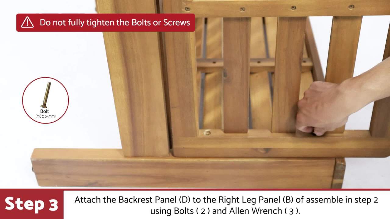 thumbnail video image 2 of Lithonia Acacia Wood Outdoor Club Chairs with Cushions, Set of 2, Teak and Cream, 2 of 7