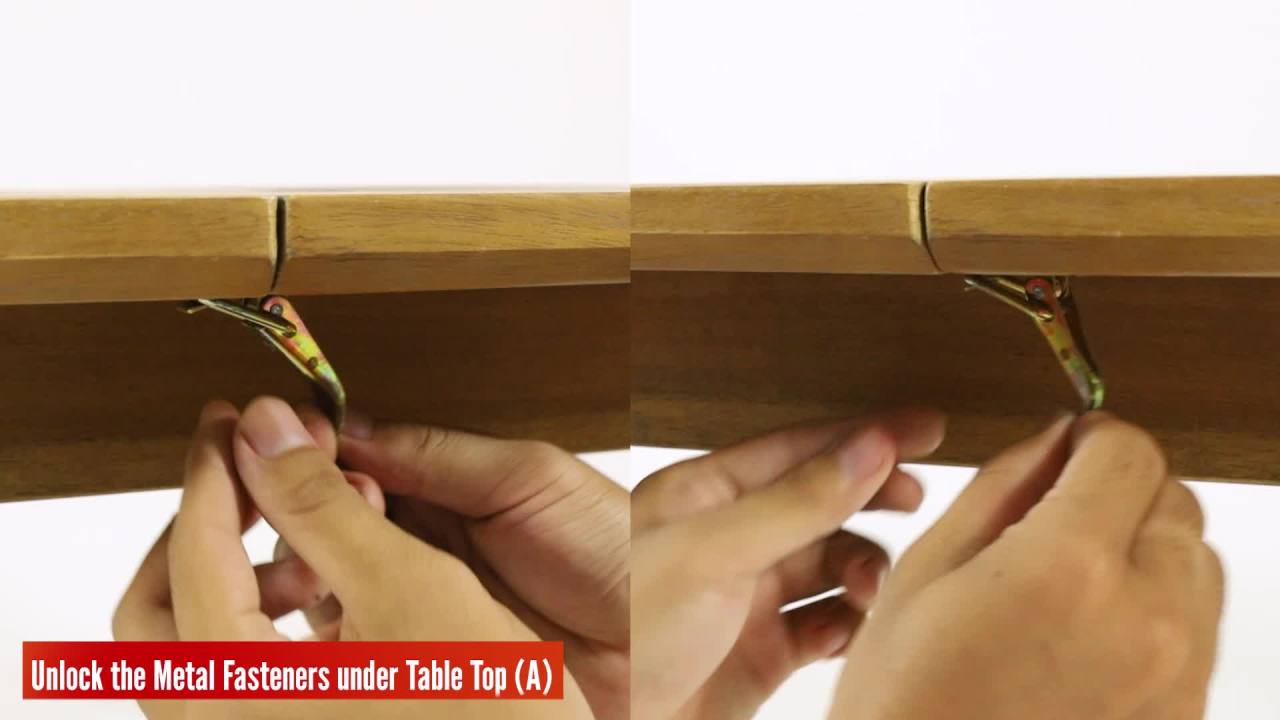 thumbnail video image 2 of GDF Studio Jennette Outdoor Acacia Wood Expandable Rectangular Dining Table Teak, 8 Person, 2 of 14