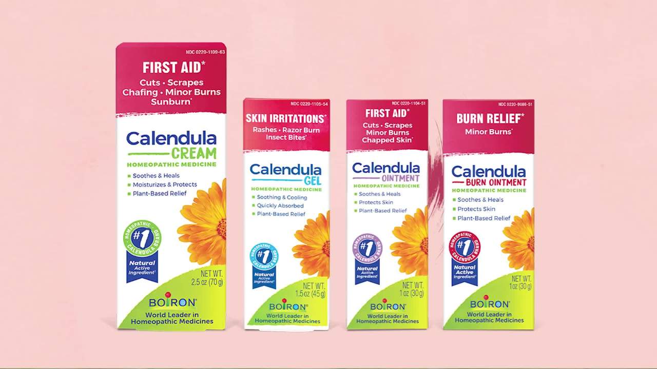 thumbnail video image 2 of Boiron Calendula Gel, Homeopathic Medicine for Skin Irritations, Rashes, Razor Burn, Insect Bites Relief, 1.5 oz, 2 of 13