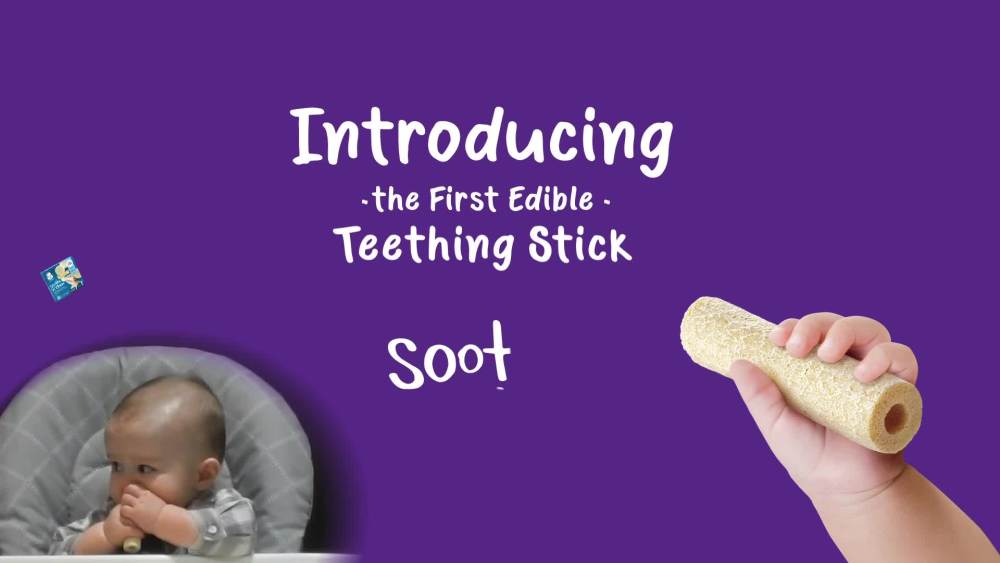 Gerber Snacks for Baby Soothe n Chew Teething Sticks Banana, 0.53 oz