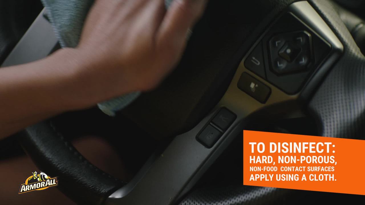 thumbnail video image 2 of Armor All Disinfectant Spray - 24 OZ Bottle, Spray Disinfectant for Interior Automotive Surfaces, 2 of 18