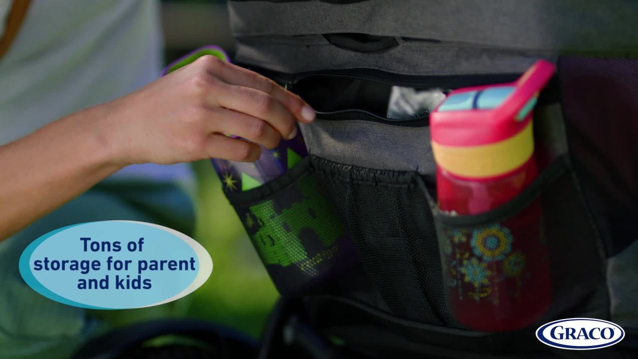 thumbnail video image 3 of Graco® Modes™ Adventure Stroller Wagon, Teton, Grey, 3 of 9