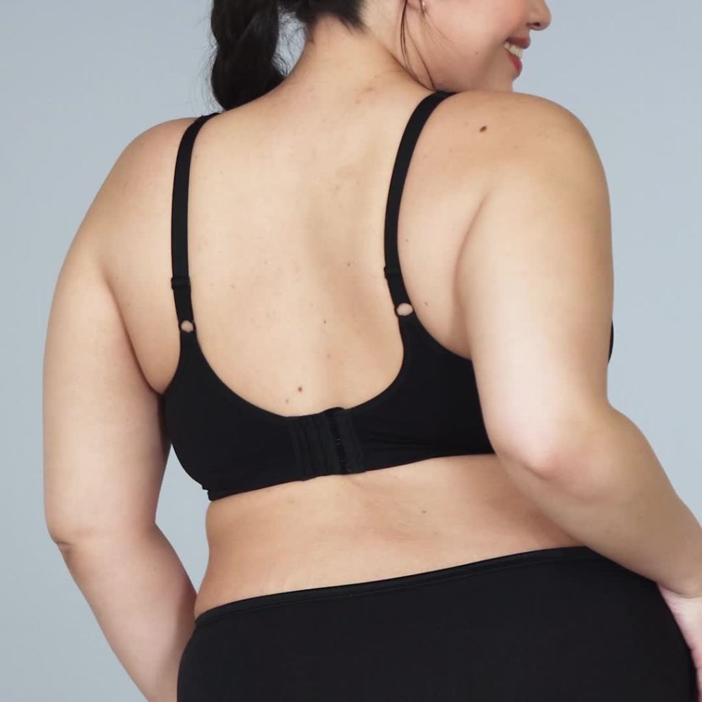 thumbnail video image 2 of Vanity Fair Lingerie Women's Beyond Comfort Full Figure Wireless Bra, Style 71282, 2 of 5