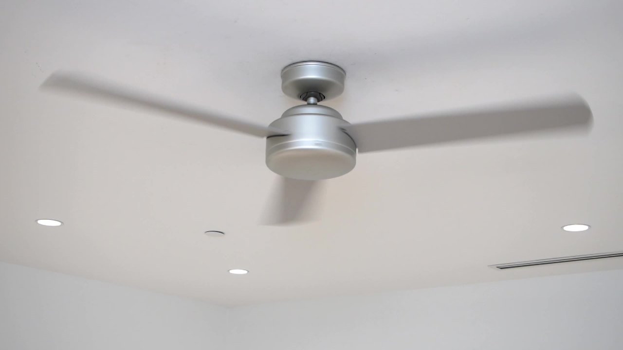 thumbnail video image 2 of Hunter 52 inch Indoor Ceiling Fan No Light - Black Modern Ceiling Fan without Light, 3 Blades, Standard Mount, For Bedroom, Living Room, or Kitchen, Wall Control - Presto 50810, Matte Black, 2 of 18