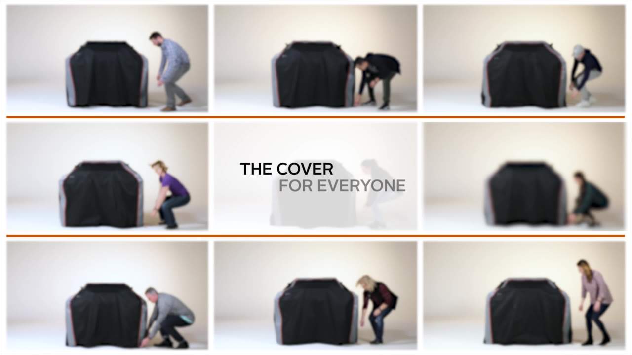 thumbnail video image 2 of Classic Accessories SideSlider Water-Resistant 64 Inch BBQ Grill Cover, 2 of 12