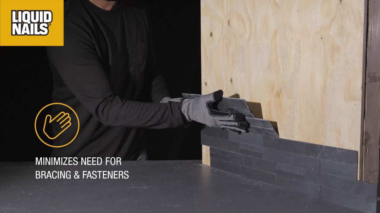 thumbnail video image 2 of Liquid Nails Ultra Quik Grip 10 oz. White Interior and Exterior Construction Adhesive, 2 of 7