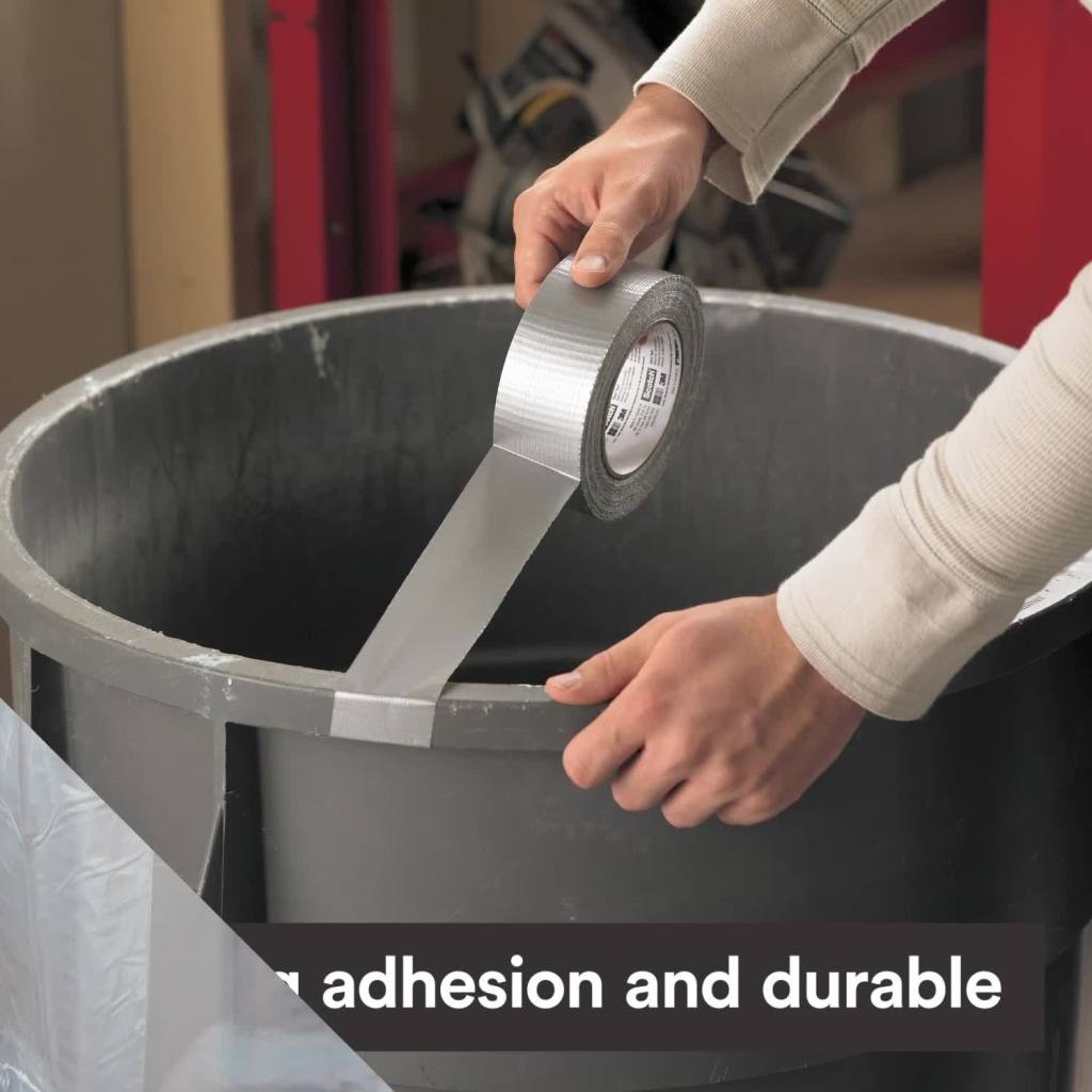 thumbnail video image 2 of 3M™ Multi-Use Duct Tape, 2930-C, 1.88 in x 30 yd (48,0 mm x 27,4 m) 12 rls/cs, 2 of 13