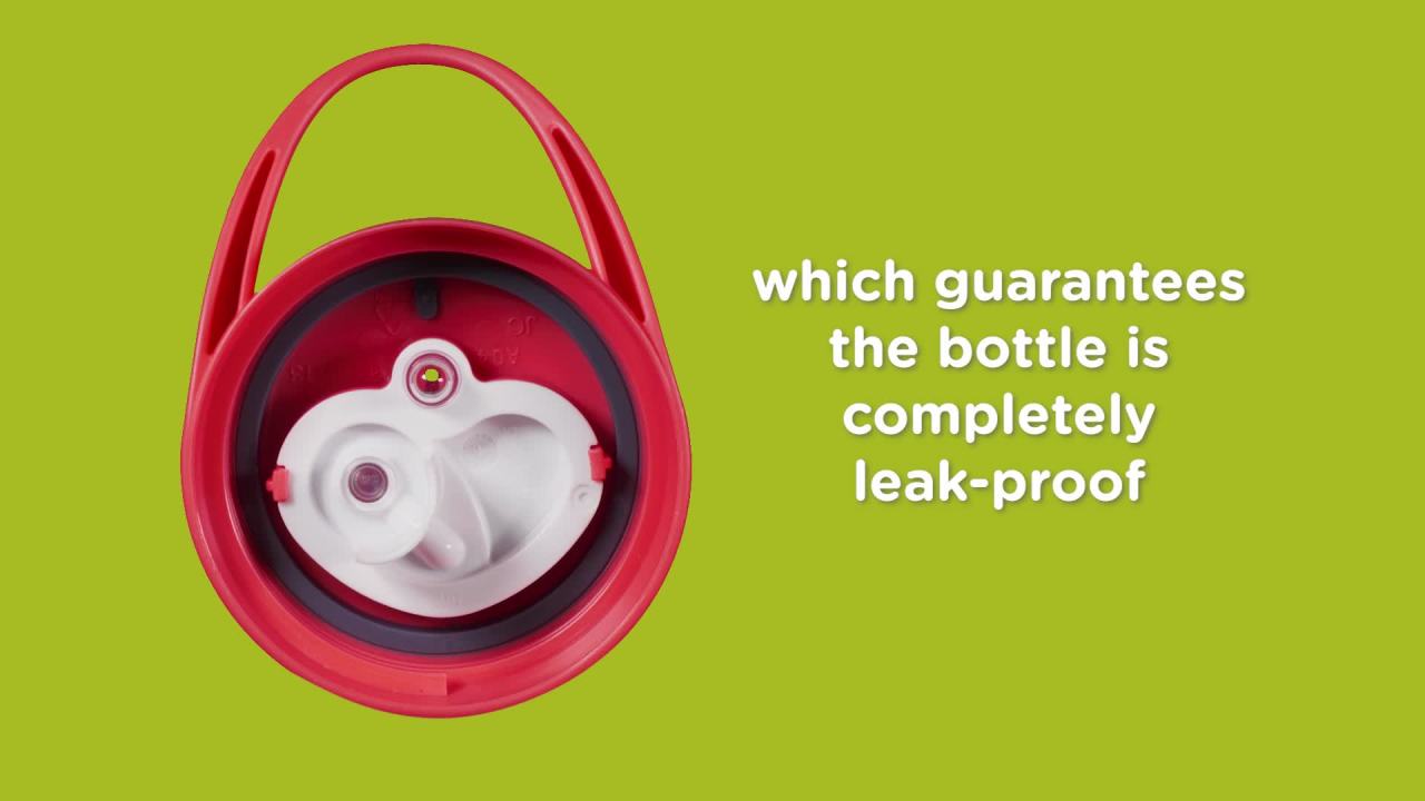 thumbnail video image 2 of Tommee Tippee Insulated Active Toddler Spout Sippy Cup, 12m+, 9oz, Spill-Proof, Green, 1 Pack, 2 of 8