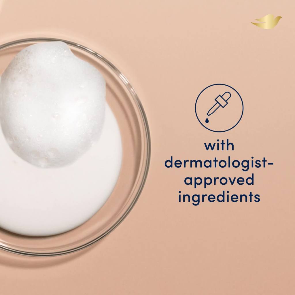 thumbnail video image 2 of Dove Body Love Eczema Prone Skin Care Daily Use Women's Body Cleanser, Fragrance Free, 17.5 fl oz, 2 of 3