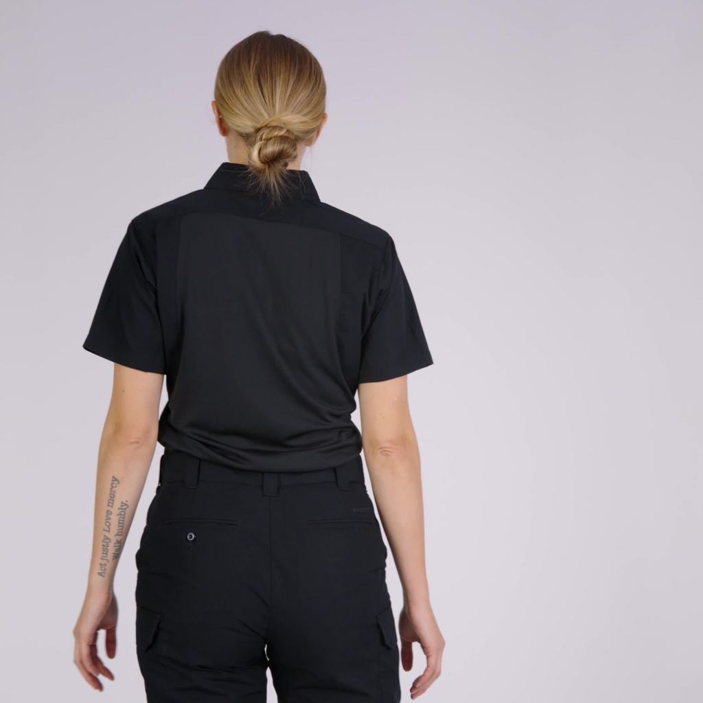 thumbnail video image 2 of Propper Women's Duty Short sleeve Shirt, 2 of 6
