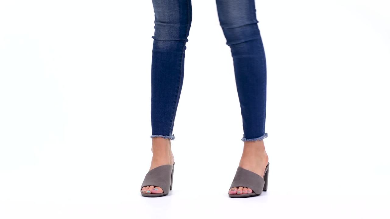 thumbnail video image 2 of Journee Womens Allea D'Orsay Block Heel Sandals, Widths Available, 2 of 10