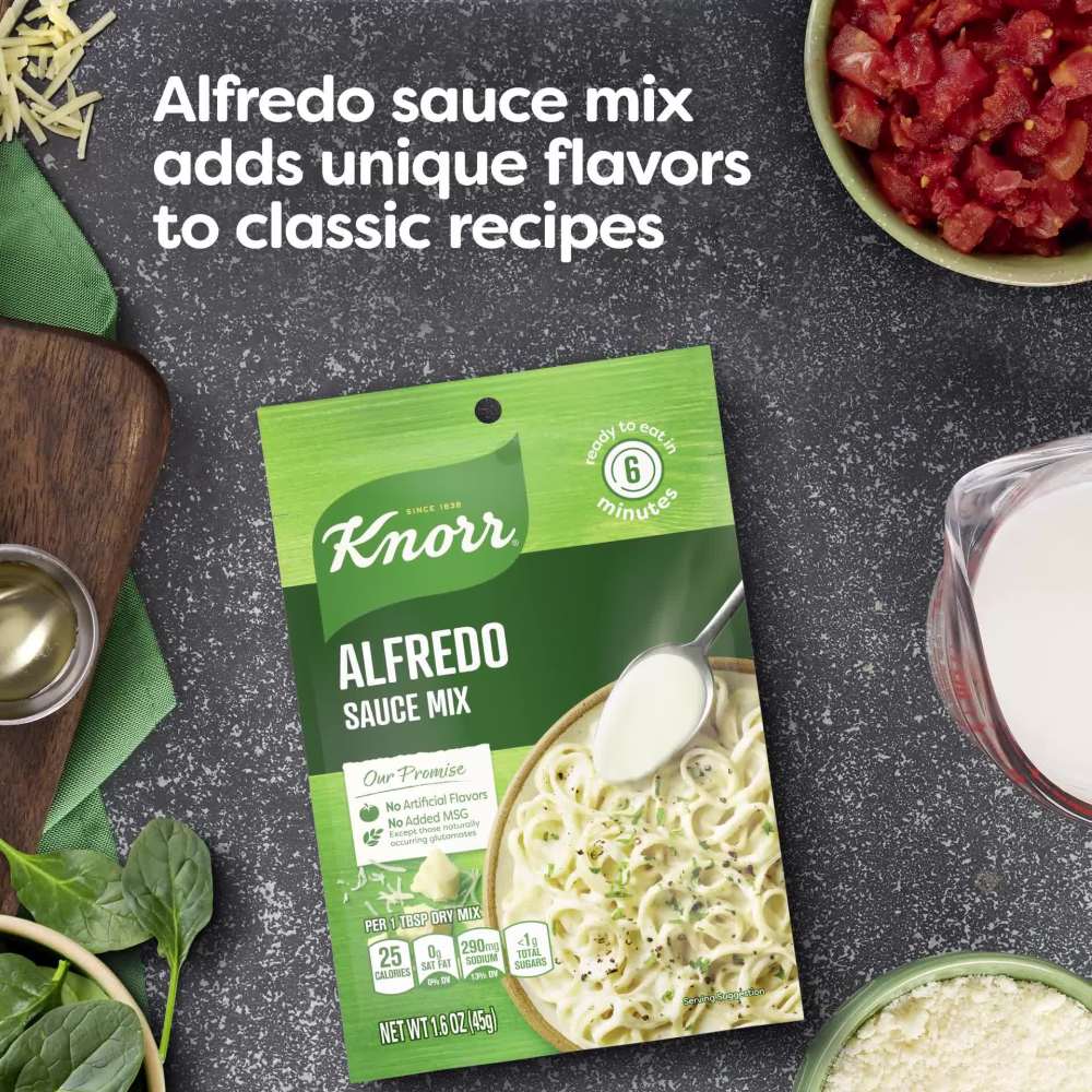 Knorr Creamy Alfredo Pasta Sauce Mix, 1.6 oz Pouch