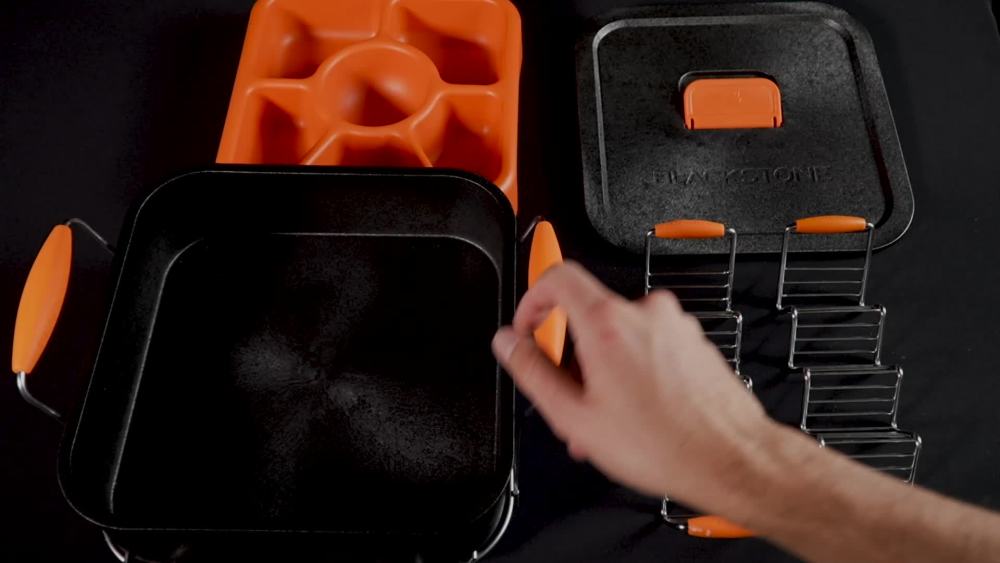 Blackstone Taco Kit with Rack, Tortilla Warmer and Condiment Tray