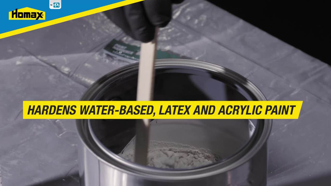 thumbnail video image 2 of Homax 3535 Paint Hardener,disposal Medium, 2 of 5