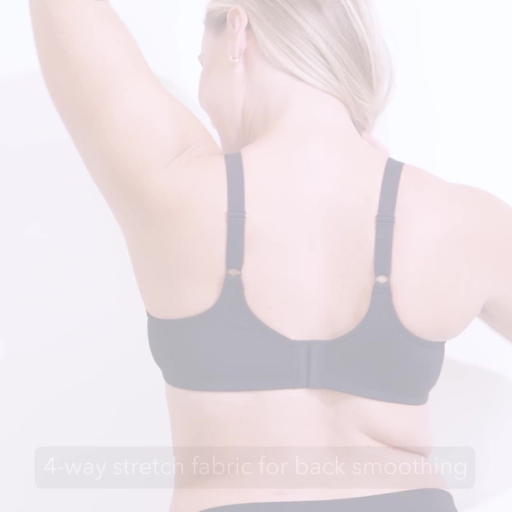 thumbnail video image 2 of Vanity Fair Radiant Women's Minimizer Bra - Underwire, Back and Side Smoothing, Style 3476084, 2 of 11