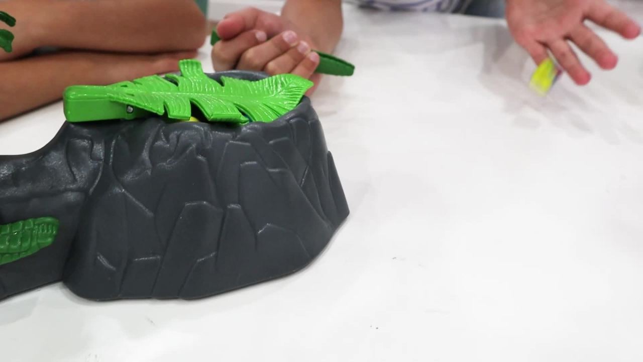 thumbnail video image 2 of Goliath Dino Crunch Game - Dino Skill & Action Game, 2 of 3