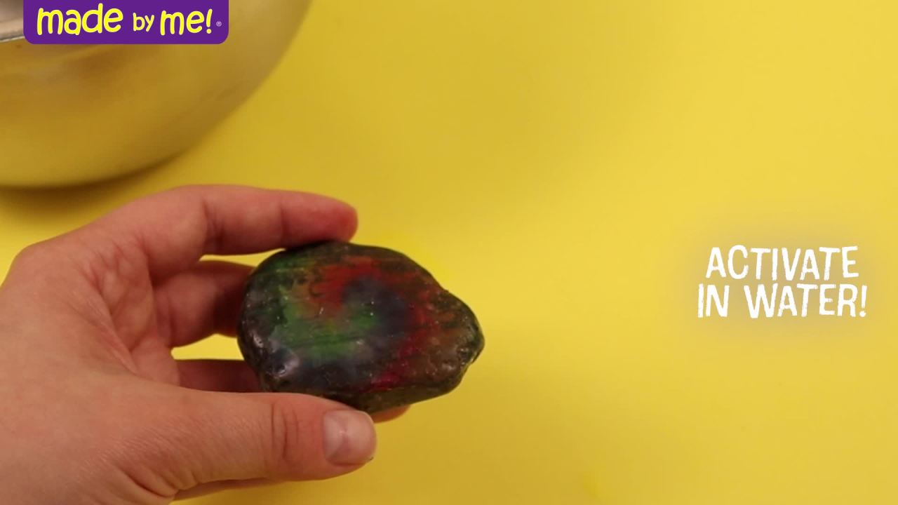 thumbnail video image 2 of Made By Me Hydro Dip Rocks, 2 of 6