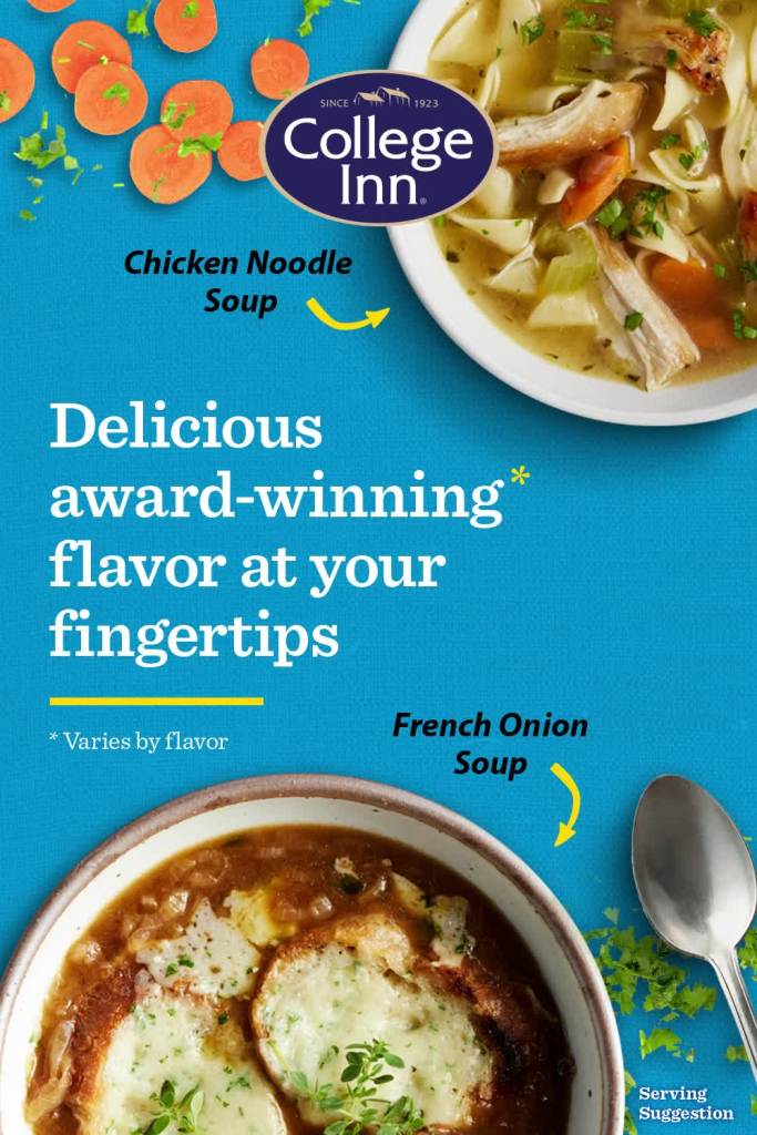 thumbnail video image 2 of (2 pack) College Inn Chicken Stock, 32 oz Carton, 2 of 8