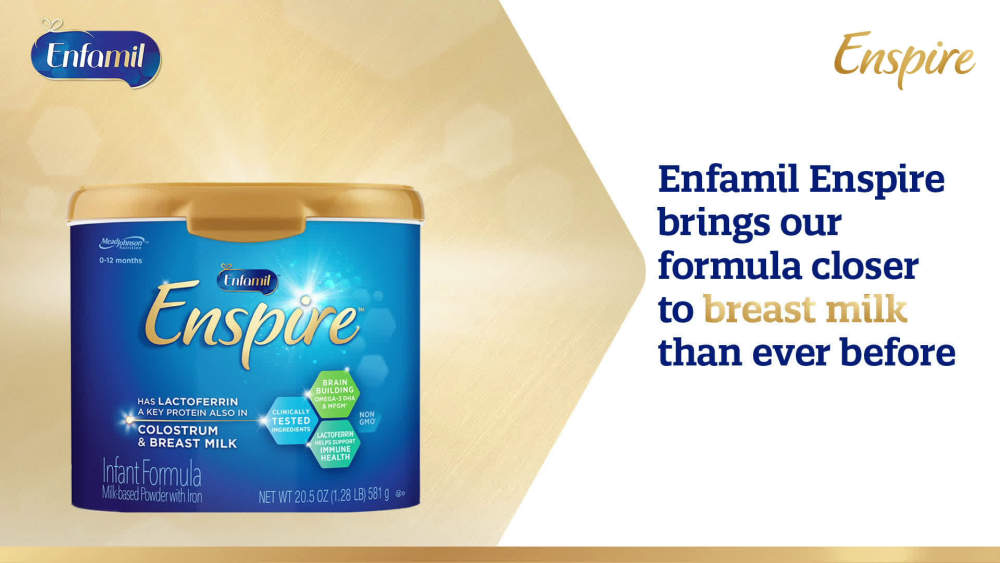 Enfamil Enspire Baby Formula, with Lactoferrin Found in Colostrum and