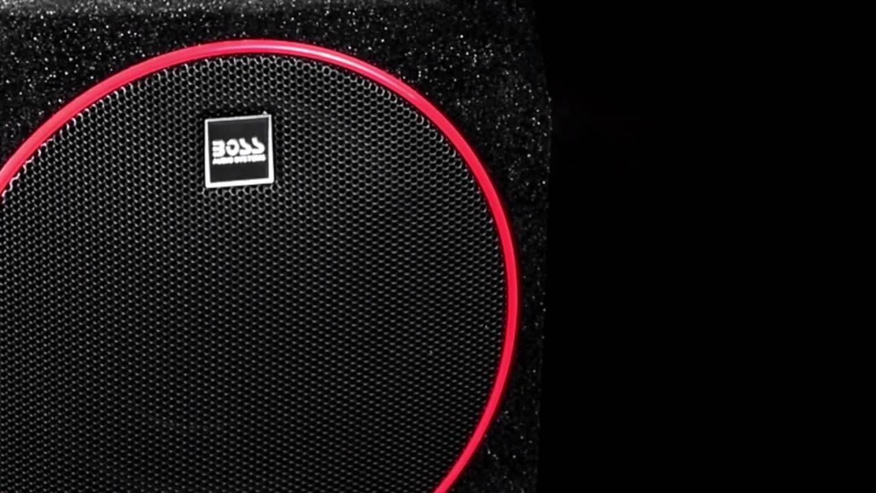 thumbnail video image 2 of BOSS Audio Systems CUBE8 8 Inch Car Audio Subwoofer and Amplifier Package – Powered, Built-in Amplifier, Passive Radiator, Remote Subwoofer Control, For Truck, Boxes and Enclosures, 2 of 13
