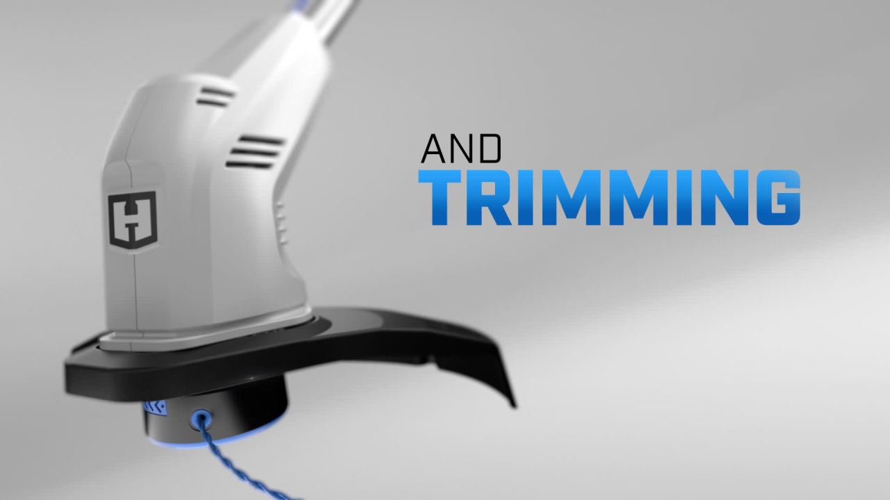 thumbnail video image 2 of HART 20-Volt Cordless Hybrid 12-inch String Trimmer/Edger Kit (1) 2.0Ah Battery, 2 of 16