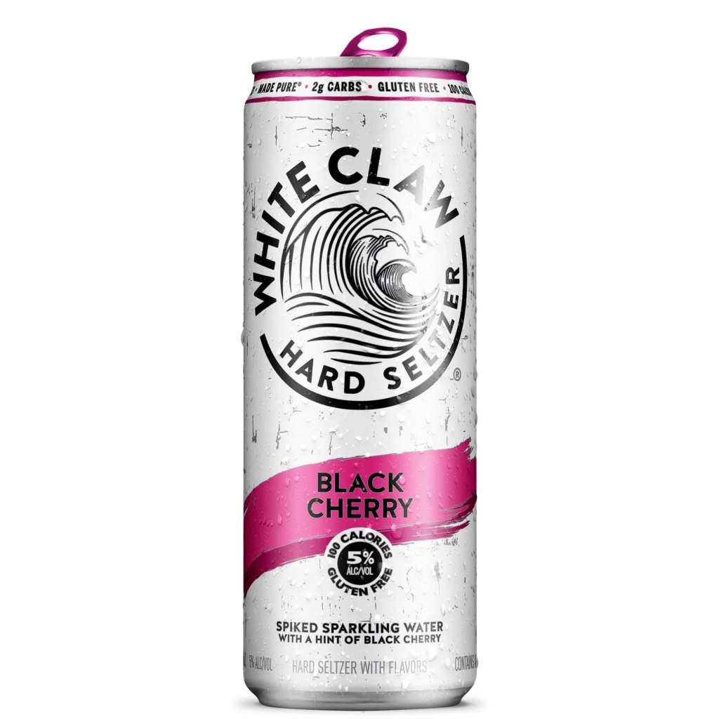 thumbnail video image 2 of White Claw Hard Seltzer Black Cherry, 12 Pack, 12 fl oz Cans, 5% ABV, 2 of 10