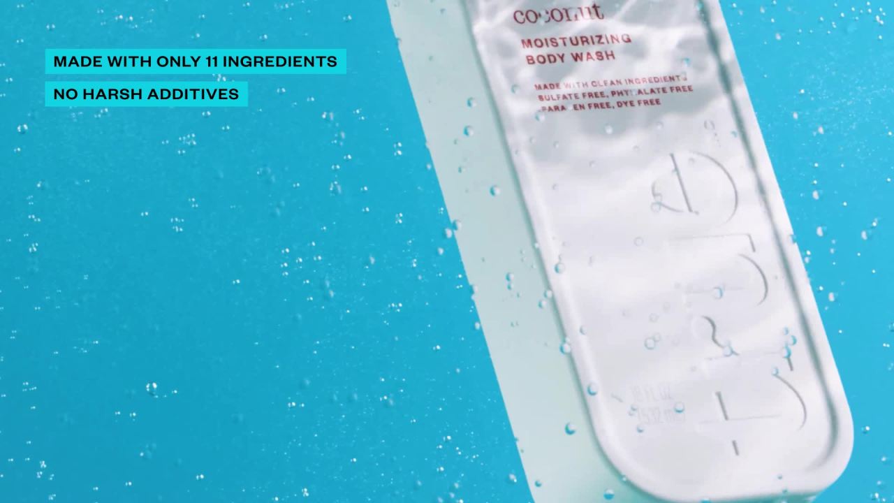 thumbnail video image 2 of True Sweet Peach & Mandarin Body Wash, Sulfate-Free, Moisturizing and Hydrating Formula for Women & Men, 18 fl oz, 2 of 10