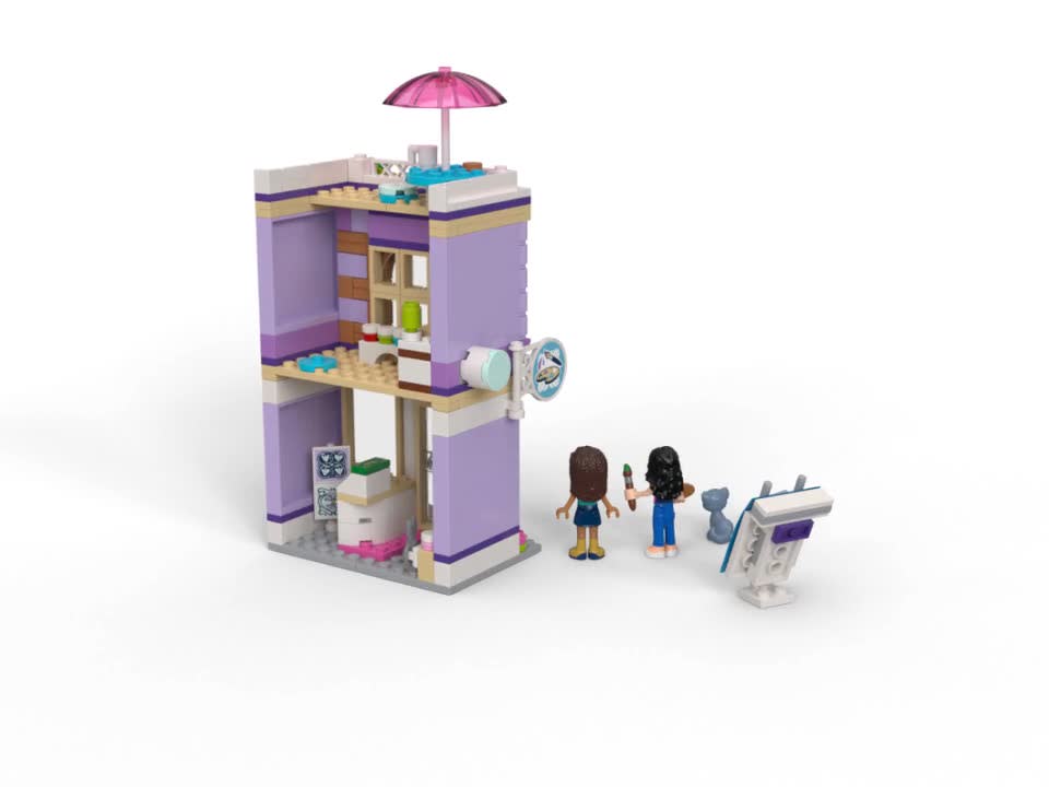 thumbnail video image 2 of LEGO Friends Emma's Art Studio 41365, 2 of 8