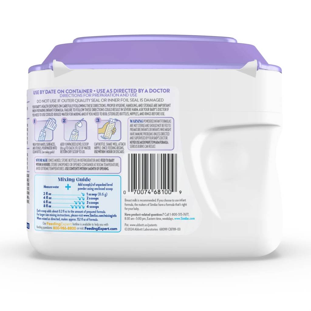 thumbnail video image 2 of Pure Bliss by Similac Organic with A2 Milk Powder Baby Formula, Easy to Digest, 20.6-oz Tub, Pack of 4, 2 of 23