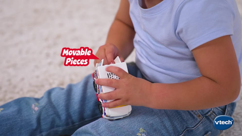 thumbnail video image 2 of VTech® Go! Go! Smart Wheels® Careful Ambulance First Toy Car, 2 of 8