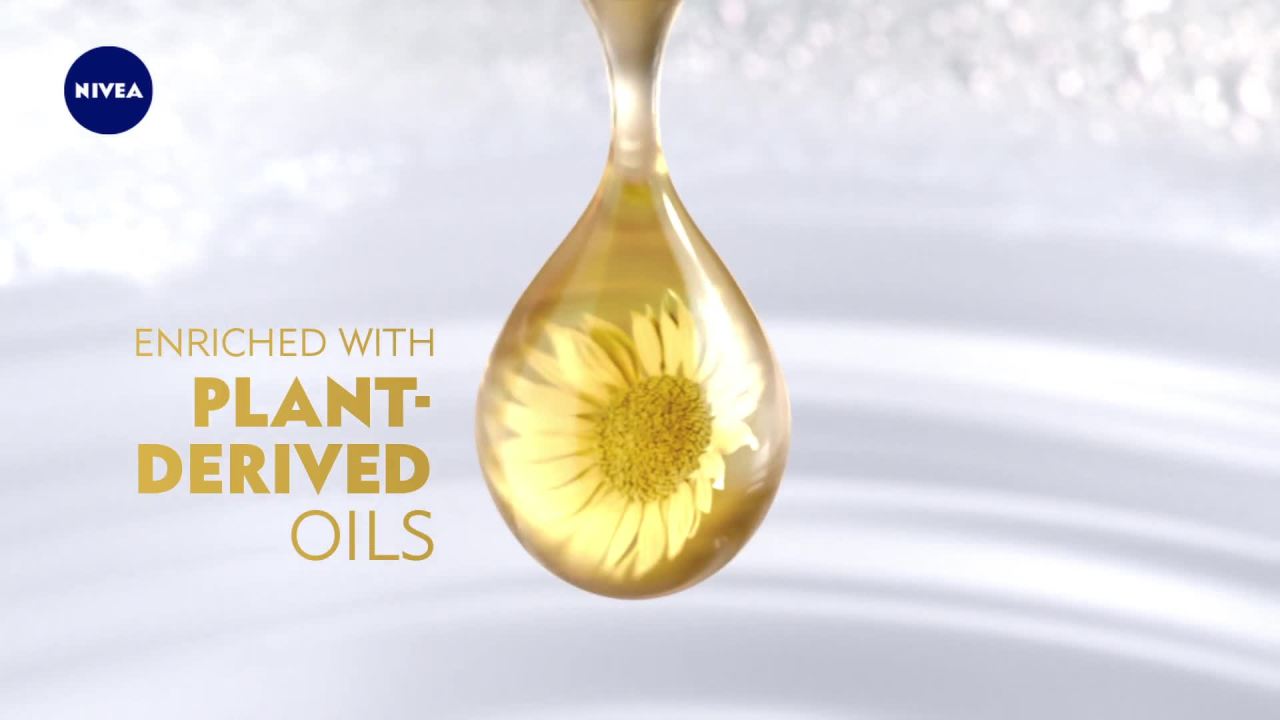 thumbnail video image 2 of NIVEA Refreshing Body Wash for Women, Basil and White Tea, Nourishing Serum, 20 fl oz, 2 of 14