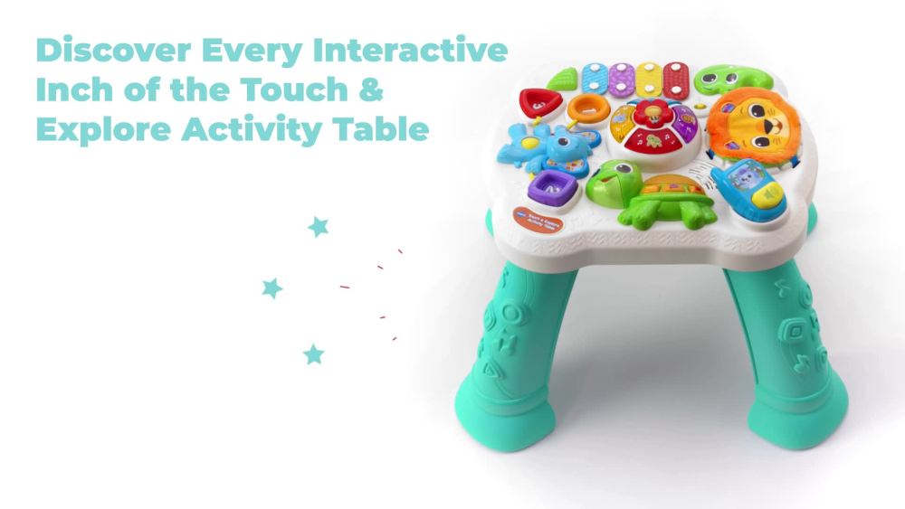 thumbnail video image 2 of VTech® Touch & Explore Activity Table™ With Sit-to-Stand Play, 2 of 12