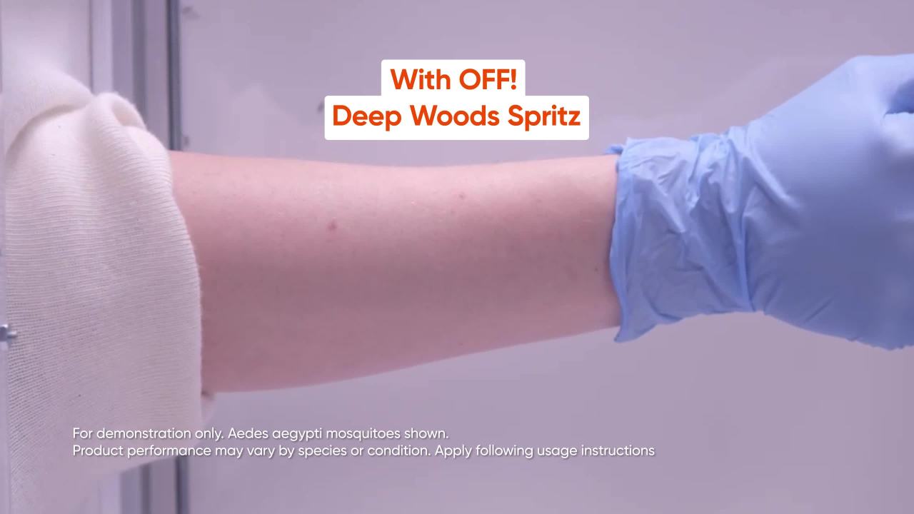 thumbnail video image 2 of OFF! Deep Woods Inse Count Repellent VII, Mosquito Bug Spray, 6 fl oz, 2 of 14