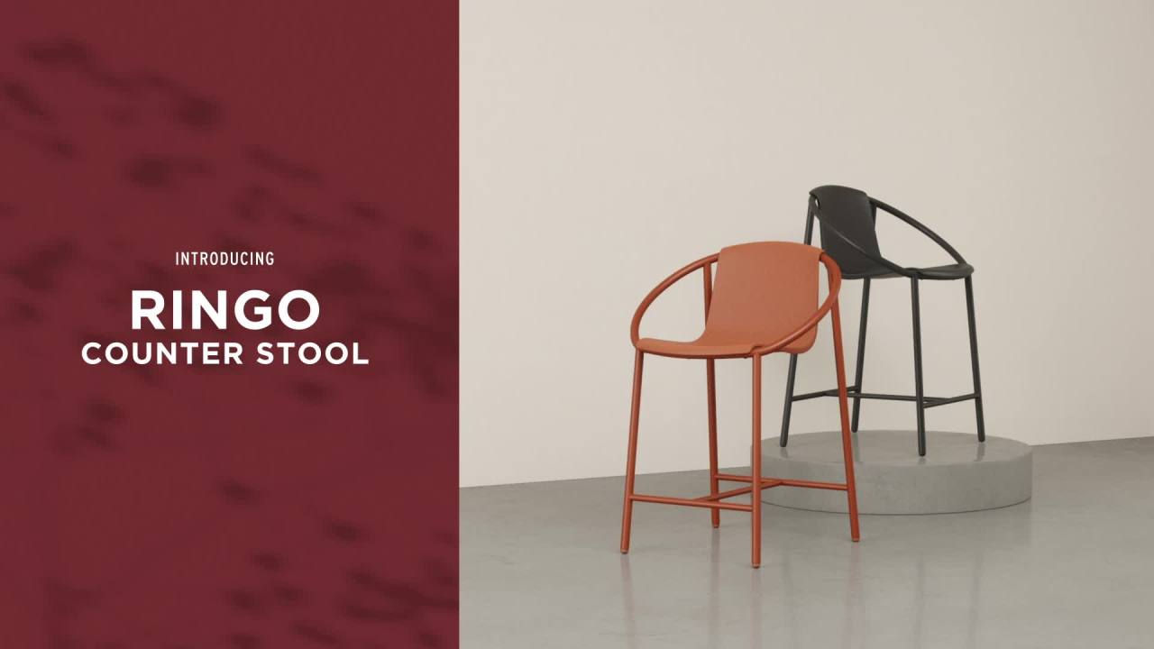 thumbnail video image 2 of Umbra Ringo Counterstool, 2 of 18