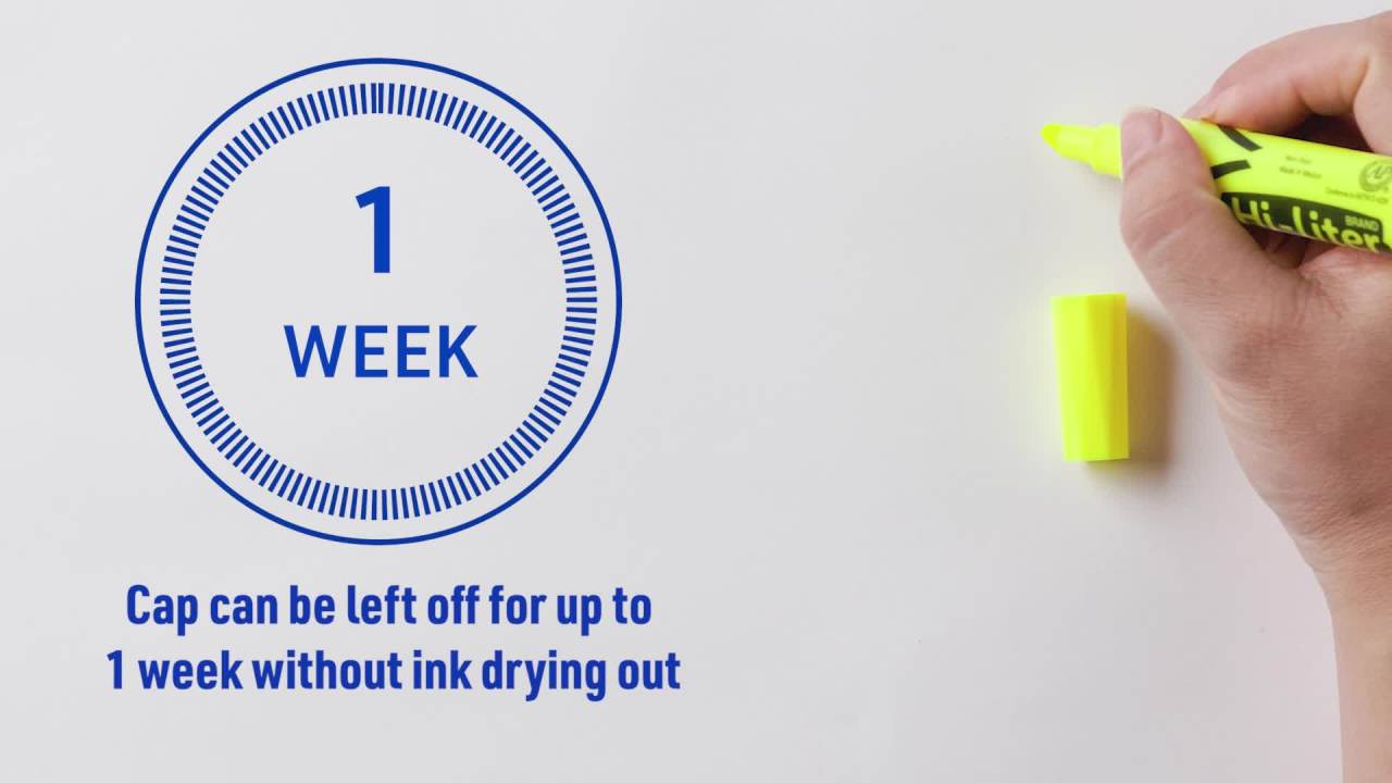 thumbnail video image 2 of Avery Hi-Liter, Desk-Style, Fluorescent Yellow, 36 Count (98208), 2 of 10