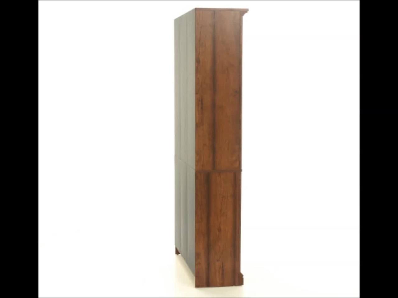 thumbnail video image 2 of Sauder Select 5 Shelf Bookcase, Washington Cherry Finish, 2 of 13