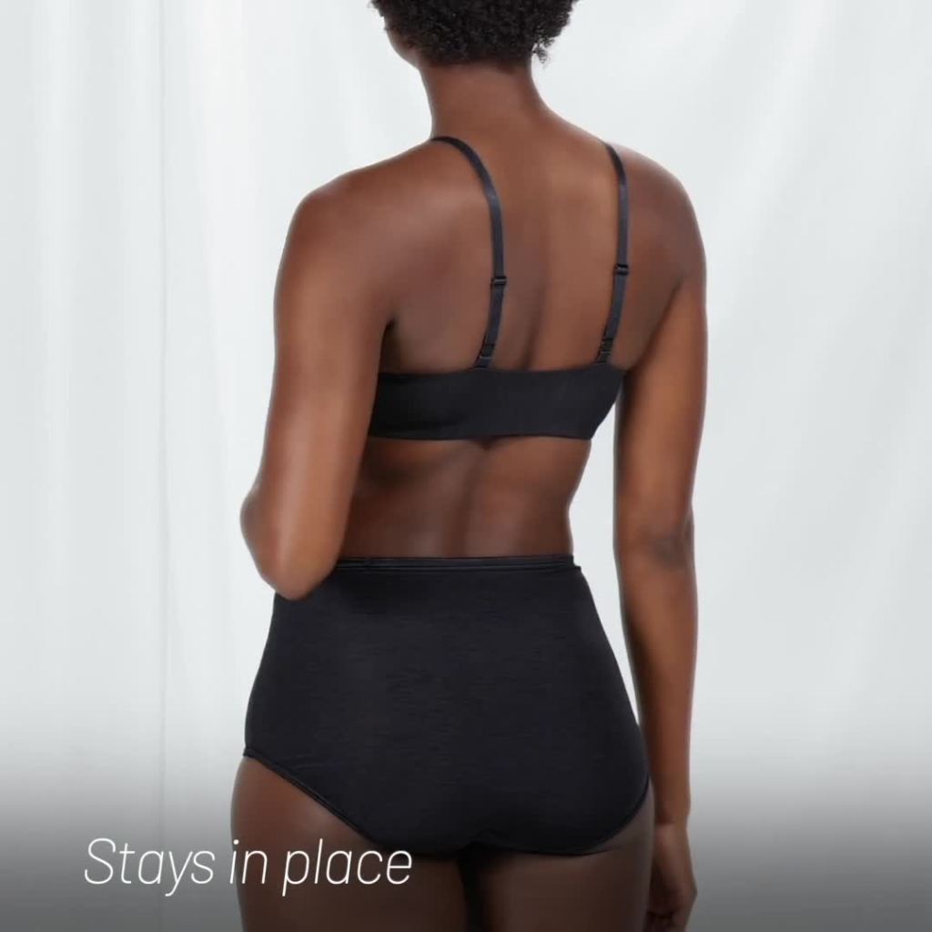 thumbnail video image 2 of Women's Vanity Fair 13109 Illumination Brief Panty (Blue Sea Glass 9), 2 of 3