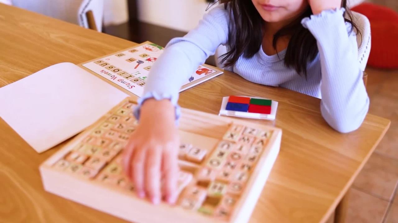 thumbnail video image 2 of Melissa & Doug Deluxe Letters and Numbers Wooden Stamp Set ABCs 123s With Activity Book, 4-Color Stamp Pad - FSC Certified, 2 of 10